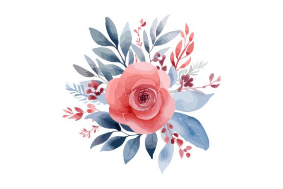Download Watercolor Florals for Logo Card Design - Watercolor Collection