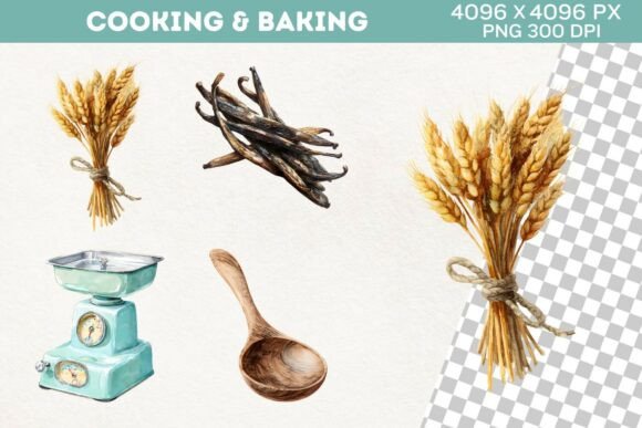 Download Mom’s Kitchen Watercolor Clipart Png - Watercolor Collection