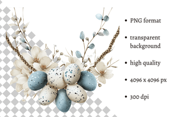 Download Watercolor Blue Easter Eggs Clipart - Watercolor Collection