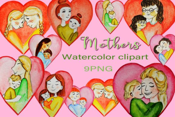 Download MOM's Watercolor Clipart - Watercolor Collection