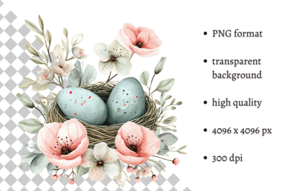 Download Watercolor Mint Easter Eggs Clipart - Watercolor Collection