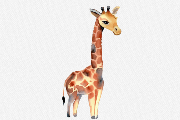 Download Watercolor Giraffe Clipart - Watercolor Collection