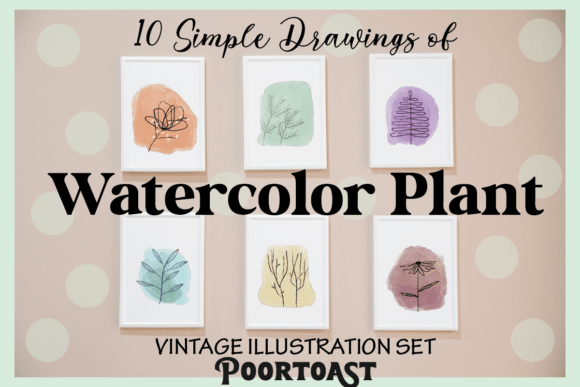 Download Watercolor Plants 10 Clipart - Watercolor Collection