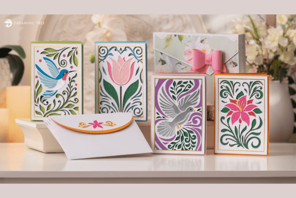 Download Fancy Flourish Cards SVG Bundle - Premium Resources