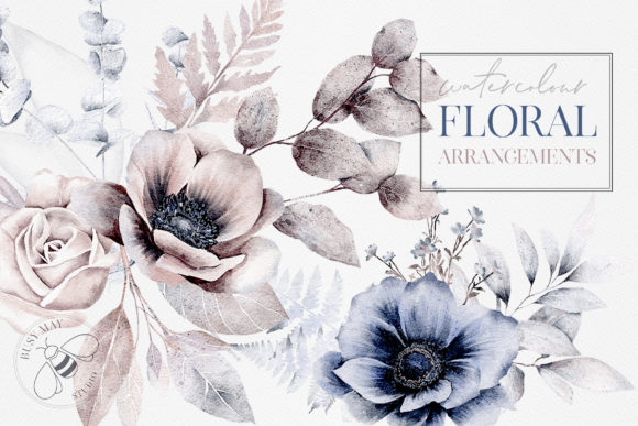 Download Watercolor Flower Arrangements Florals - Watercolor Collection