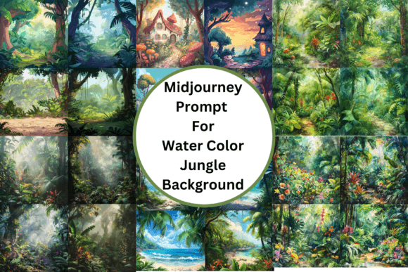 Download Watercolor Jungle Background - Watercolor Collection
