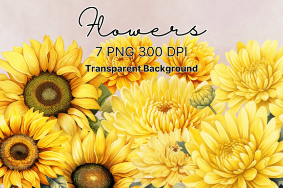 Download Flower Watercolor Clipart, Yellow Floral - Watercolor Collection