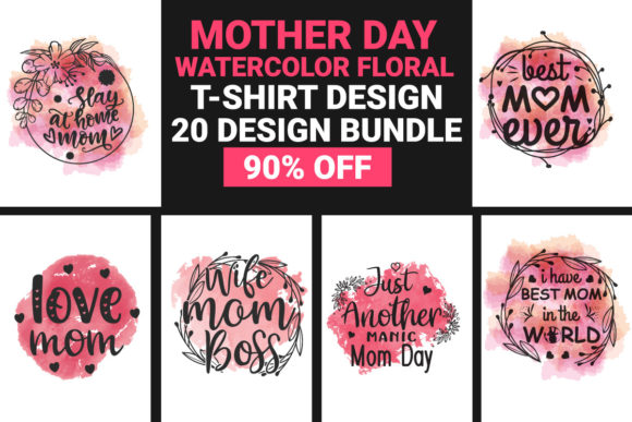 Download Mother Day Watercolor Floral  SVG Bundle - Watercolor Collection
