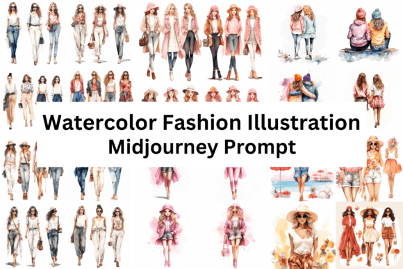 Download Fashion Watercolor Illustration - Watercolor Collection