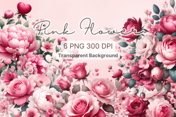 Download Pink Floral, Watercolor Flower Clipart - Watercolor Collection
