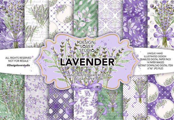 Download Watercolor Lavender Purple and Green Wed - Watercolor Collection