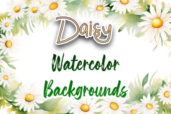 Download Daisy Watercolor Backgrounds - Watercolor Collection