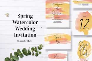 Download Spring Watercolor Wedding Stationery Set - Watercolor Collection