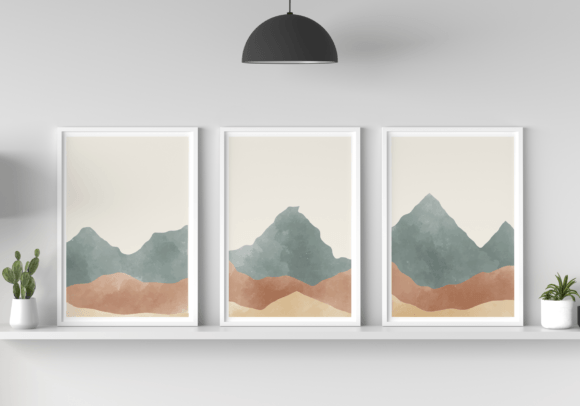 Download Set of 3 Hand Painted Watercolor Art - Watercolor Collection