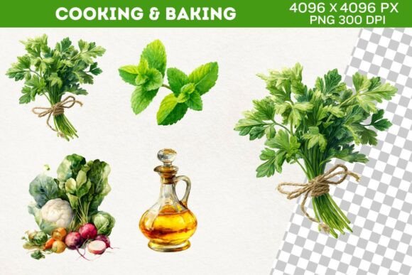 Download Mom’s Kitchen Watercolor Clipart Png - Watercolor Collection
