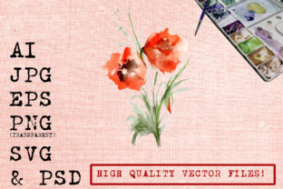 Download Red Poppies Watercolor - Watercolor Collection