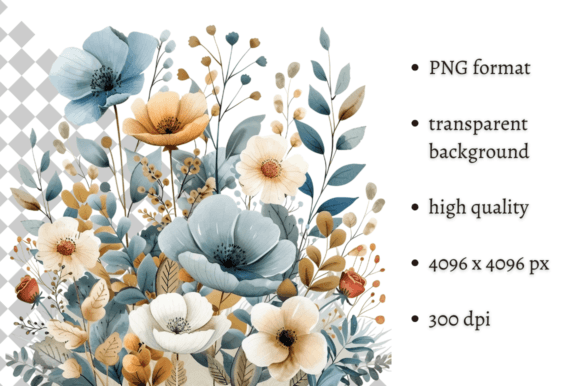 Download Watercolor Spring Flowers PNG Clipart - Watercolor Collection