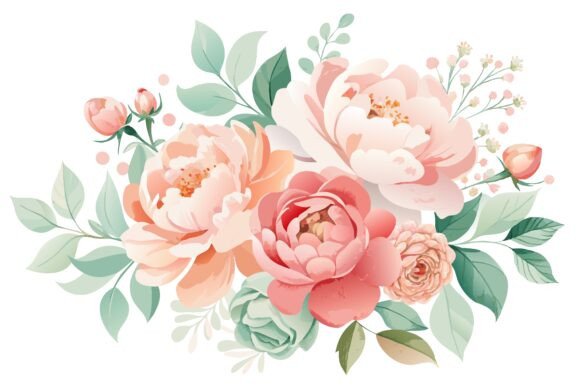 Download Elegant Peony Watercolor Illustration - Watercolor Collection