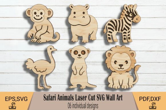 Download Safari Animals Laser Cut SVG - Animals Collection