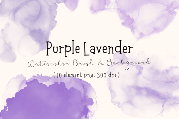 Download Purple Lavender Watercolor Splashes - Watercolor Collection