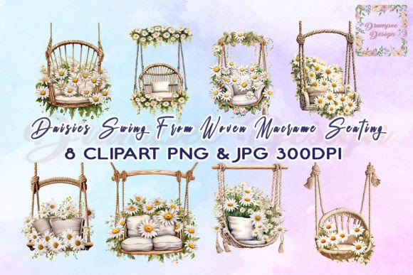 Download Daisies Watercolor Clipart - Daisies Collection